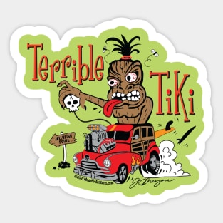 TERRIBLE TIKI Sticker